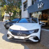 מרצדס EQE 350 AMG החשמלית בצבע לבן