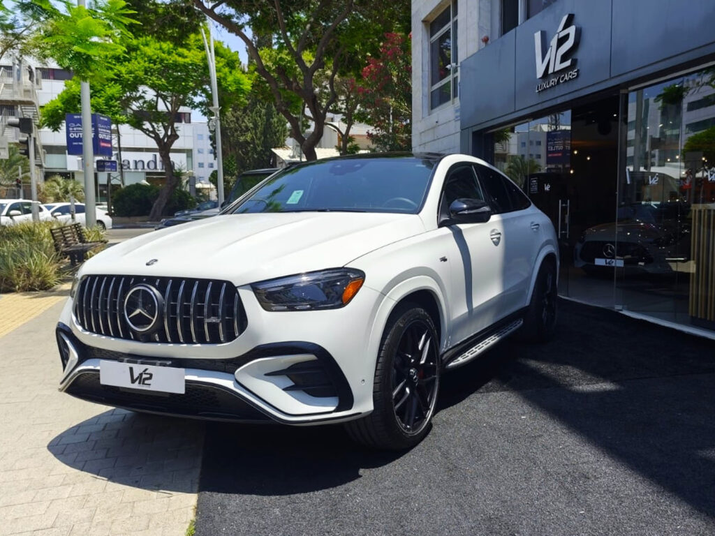 מרצדס AMG GLE53 בצבע לבן